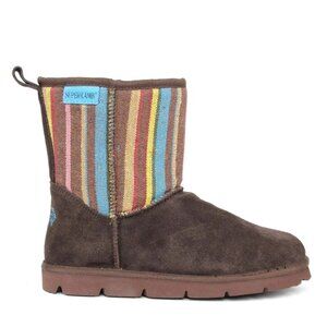 NIB SUPER LAMB 7.5" ARGALI'S FLEECE LINED SUEDE BOOTS FREE SHIPPING!